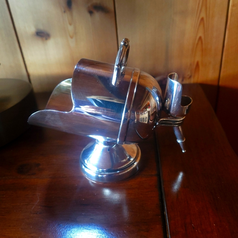 Vintage Sugar Scuttle With Scoop By Lipman Bros.